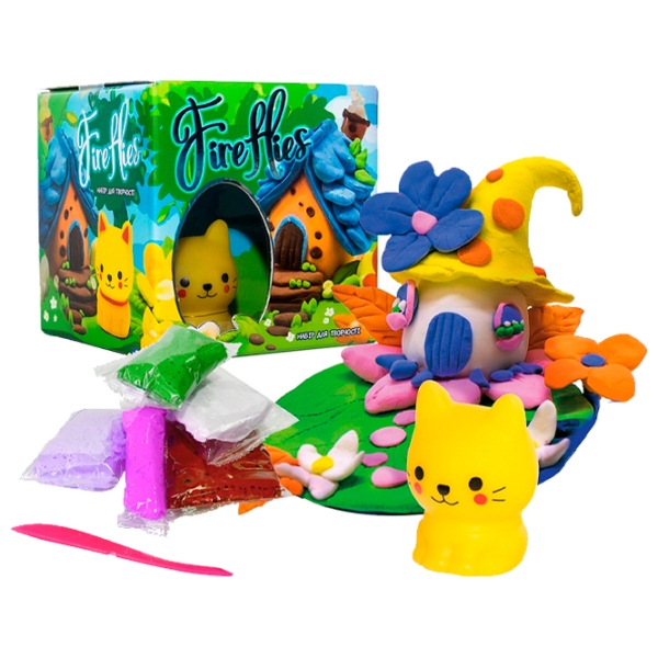 Set de creație Strateg Fireflies Pisicuță 30411 Multicolor Pentru copii, 3+ photo 1