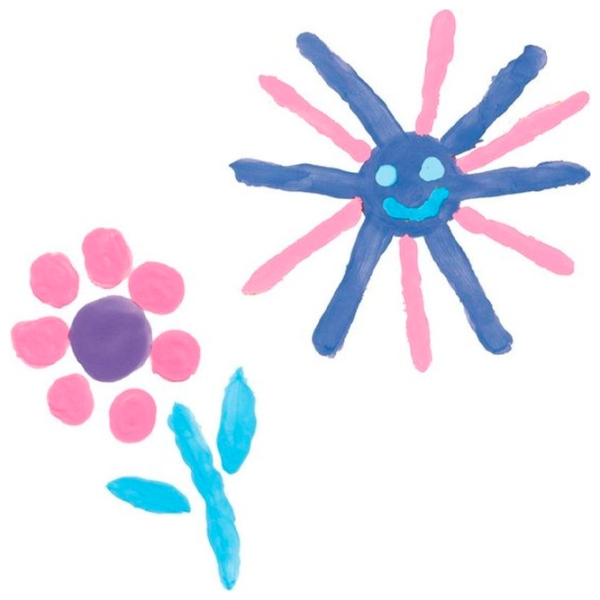 Креативный набор SES Finger Paint Trendy 00304 Разноцветный Для детей, 3+ photo 2