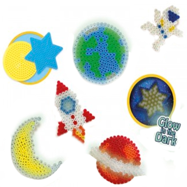 Set de creație SES Glow in the dark universe 06302 Multicolor Pentru copii, 5+ photo 1