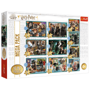 Puzzle 2D Trefl 10 in 1 In the world of Harry Potter (90392) Numărul de piese: 329, Vârsta recomandată: 4+
