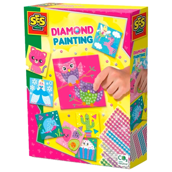 Set de creație SES Diamond painting 14119S Multicolor Pentru copii, 3+ photo 3