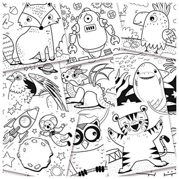 Set de creație SES Magic Sequins Colouring Book 00116S Multicolor Pentru copii, 3+ photo 2