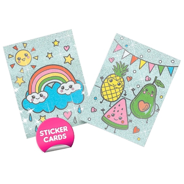 Креативный набор SES Coloring Glitter Cards 14621S Разноцветный Для детей, 3+ photo 2