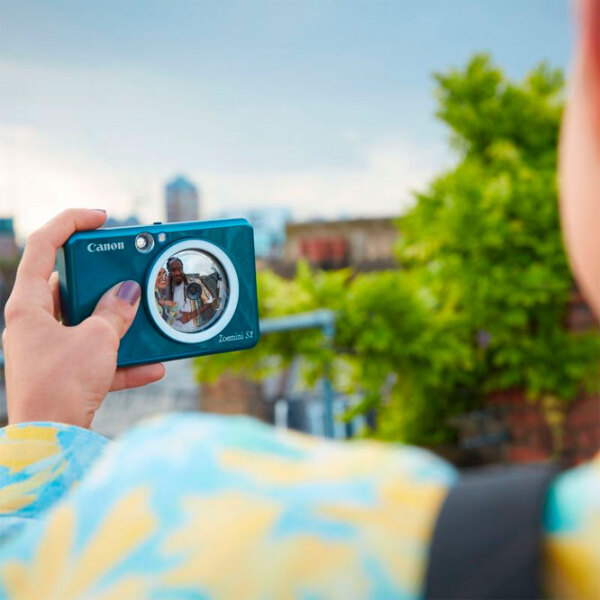 Cameră Foto Instant Canon Zoemini S2 ZV223 RG + Teal , 8 MP, f/ 2.2 photo 5