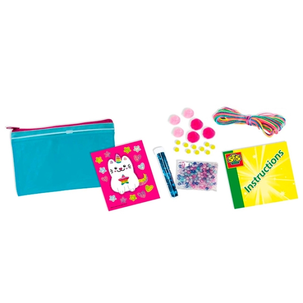 Креативный набор SES Pencil Case 00103 Синий для девочек, 5+ photo 2