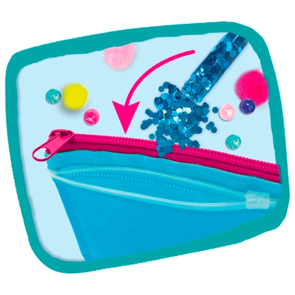Креативный набор SES Pencil Case 00103 Синий для девочек, 5+ photo 3