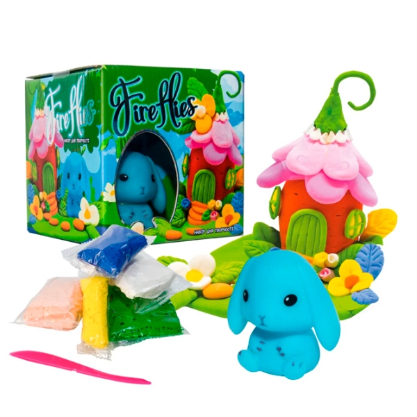 Set de creație Strateg Fireflies Iepuraș 30410 Multicolor Pentru copii, 3+ photo 1