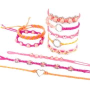 Креативный набор Make It Real Macrame Friendship Bracelets 1318M Разноцветный Для девочек, 8+