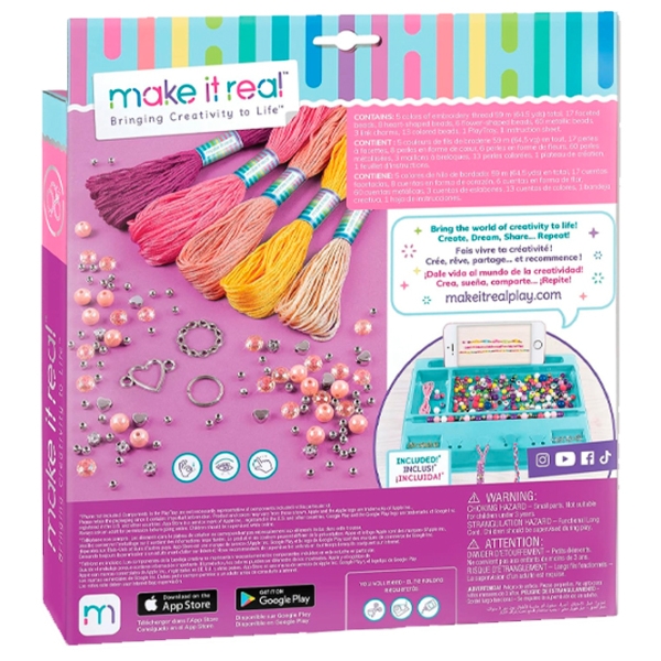 Креативный набор Make It Real Macrame Friendship Bracelets 1318M Разноцветный Для девочек, 8+ photo 2