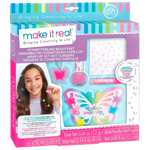 Креативный набор Make It Real Butterfly Dreams Cosmetic Set 2326M Разноцветный для девочек, 8+ photo 1