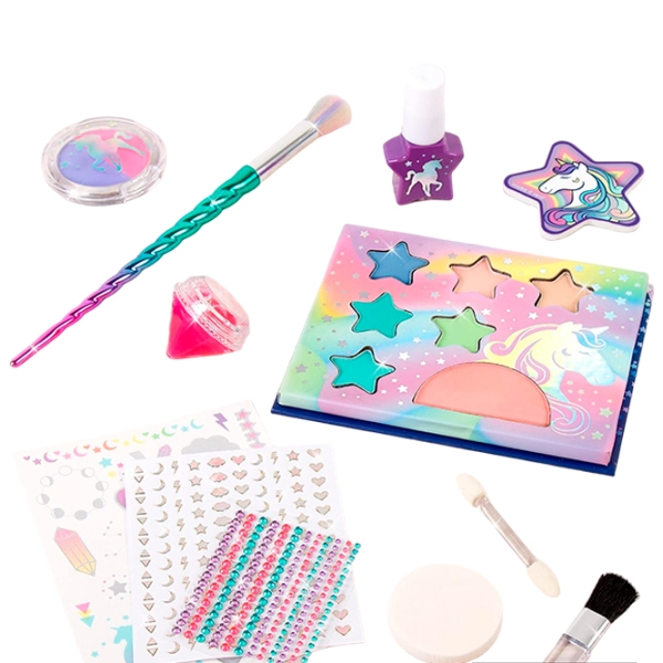 Креативный набор Make It Real Deluxe Unicorn Makeup Set 2461M Разноцветный для девочек, 8+ photo 4