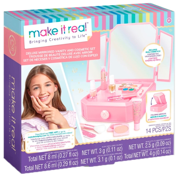 Креативный набор Make It Real Mirrored Vanity & Cosmetic Set 2531M Разноцветный Для девочек, 8+ photo 2