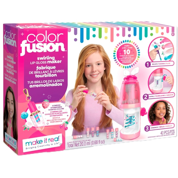 Set de creație Make It Real Color Fusion: Lip Gloss Maker 2562M Multicolor pentru fetițe, 6+ photo 1