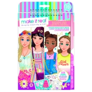 Set de creație Make It Real Love & Daisies Sketchbook 3209M Multicolor pentru fetițe, 6+