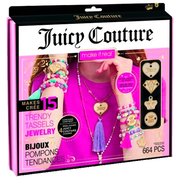 Креативный набор Make It Real Juicy Couture Trendy Tassels 4415M Разноцветный Для девочек, 8+ photo 1