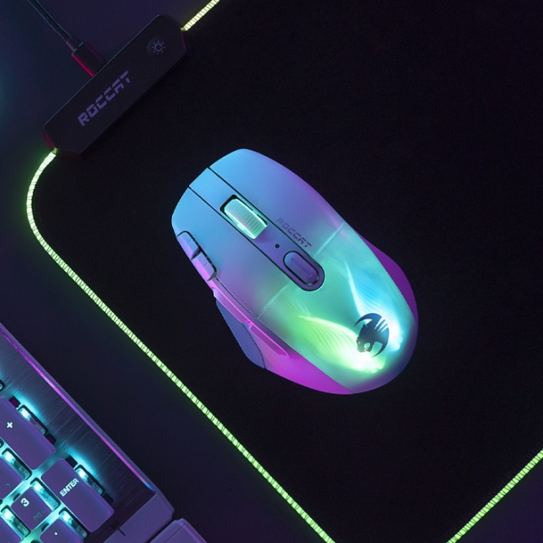 Мышь ROCCAT Kone XP Air Белый Беспроводные / 19000 dpi photo 5