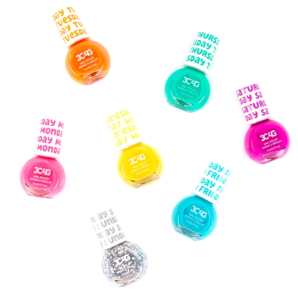Креативный набор Make It Real Rainbow Days of the week Nail Polish 10007M Разноцветный для девочек, 8+ photo 2
