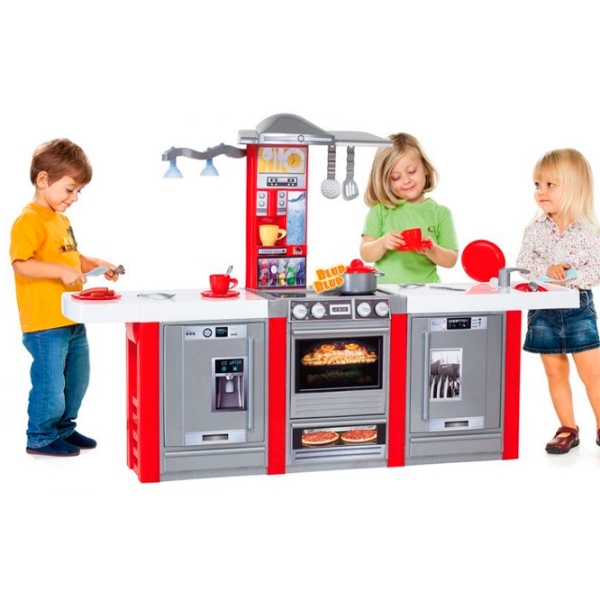 Interactiv Molto Bucătărie pentru copii cu 2 lămpi 15168 Gray Pentru copii, 1+ photo 4