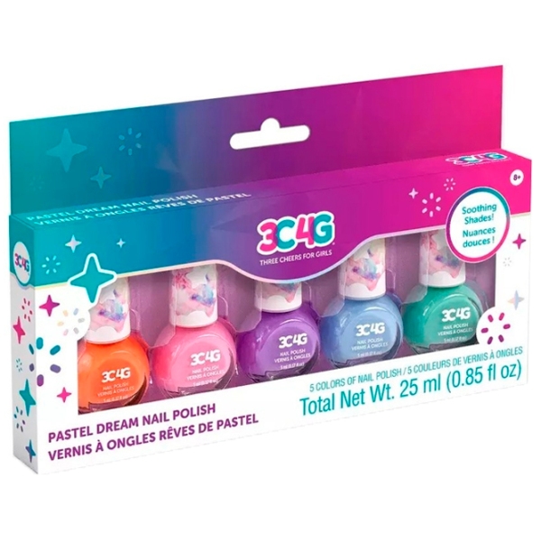 Set de creație Make It Real Pastel Dream Nail Polish 10009M Multicolor pentru fetițe, 8+ photo 1