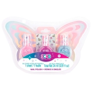 Креативный набор Make It Real Butterfly Nail Polish Trio 10043M Разноцветный для девочек, 6+