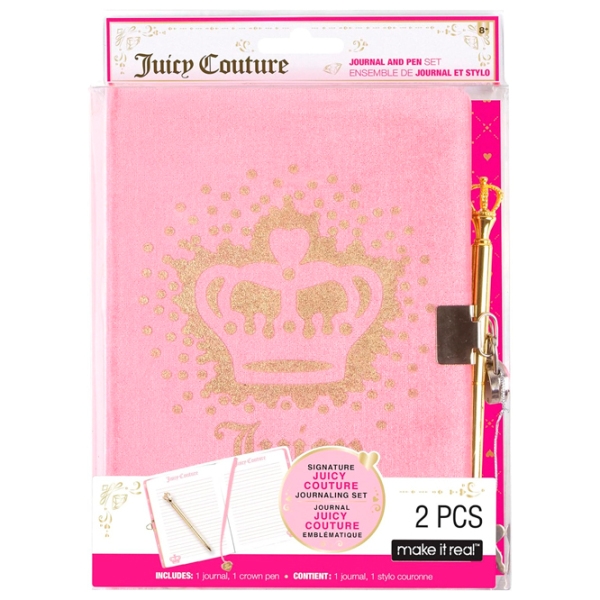 Set de creație Make It Real Pink & Gold Journal and Pen Set 12012M Multicolor Pentru copii, 3+ photo 2