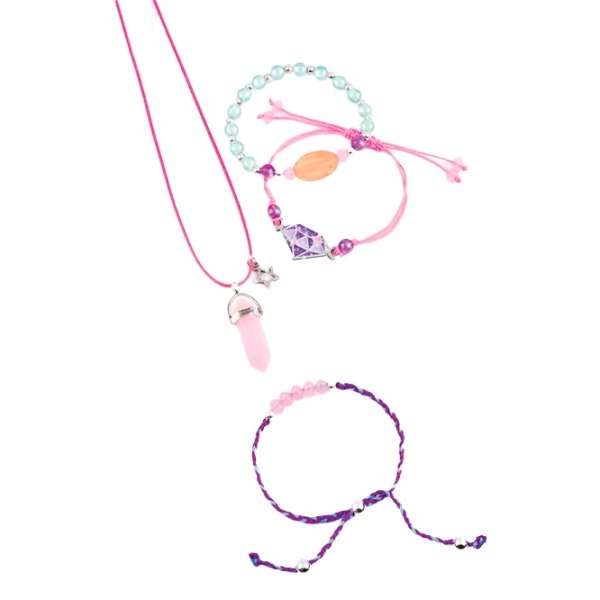 Set de creație Make It Real Gem Stone Jewelry 1211M Multicolor Pentru fetițe, 8+ photo 1