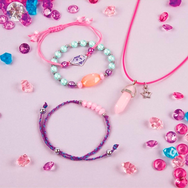 Set de creație Make It Real Gem Stone Jewelry 1211M Multicolor Pentru fetițe, 8+ photo 2