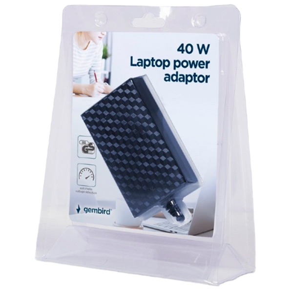 Încărcător pentru laptop Gembird NPA-AC3 (40 W) Black 3.3 А / Black photo 3