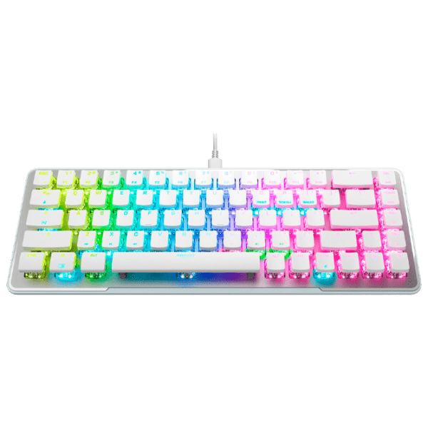 Tastatură ROCCAT Vulcan II Mini White Gaming, Cu fir photo 1