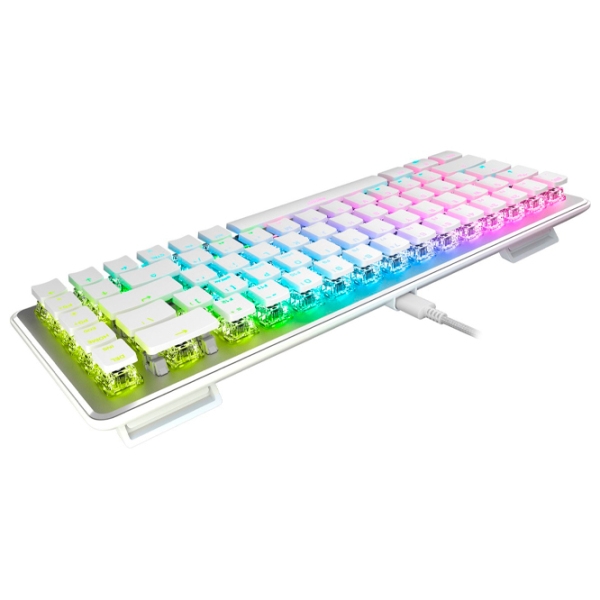 Tastatură ROCCAT Vulcan II Mini White Gaming, Cu fir photo 3