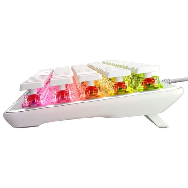 Tastatură ROCCAT Vulcan II Mini White Gaming, Cu fir photo 5