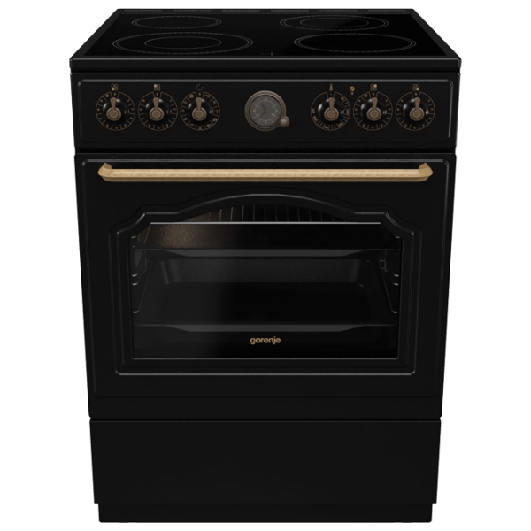 Aragaz Gorenje GECS6B71CLB Black Tipul plitei: Electrică, 71 l, Tipul cuptorului: Electric photo 1