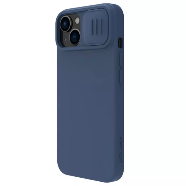 Чехол для смартфона Apple iPhone 15 (CamShield Silky Magnetic) Midnight Синий Nillkin, TPU, Back photo 2