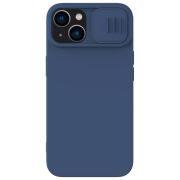Husă pentru smartphone Apple iPhone 15 (CamShield Silky) Midnight Blue