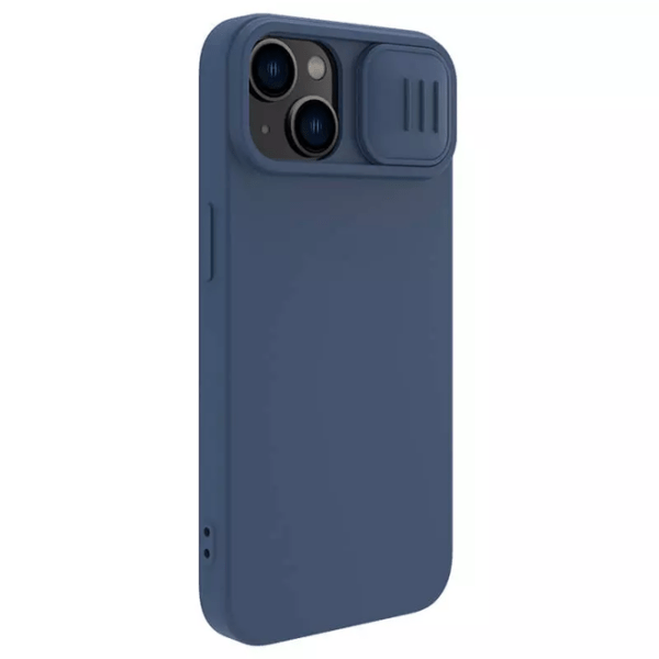 Husă pentru smartphone Apple iPhone 15 (CamShield Silky) Midnight Blue Nillkin, TPU, Back photo 3
