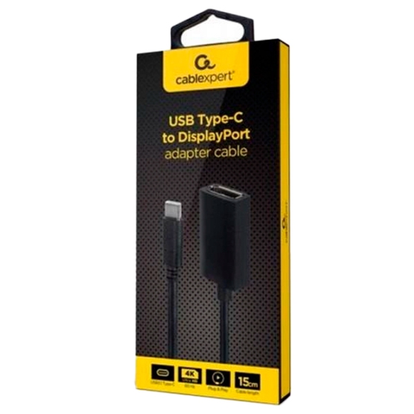 Adapter Cablexpert A-CM-DPF-02 Black DisplayPort photo 3