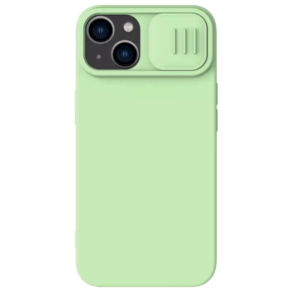 Чехол для смартфона Apple iPhone 15 (CamShield Silky) Mint Зелёный Nillkin, TPU, Back photo 1