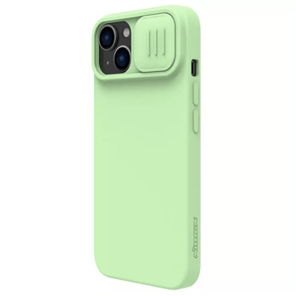 Чехол для смартфона Apple iPhone 15 (CamShield Silky) Mint Зелёный Nillkin, TPU, Back photo 2