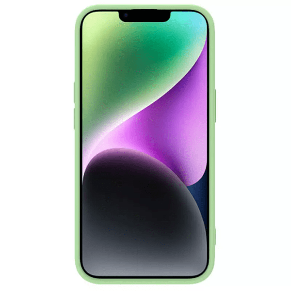 Чехол для смартфона Apple iPhone 15 (CamShield Silky) Mint Зелёный Nillkin, TPU, Back photo 4
