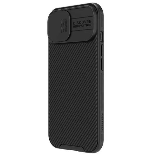 Husă pentru smartphone Apple iPhone 15 (CamShield Pro) Black Nillkin, PC, Back photo 2