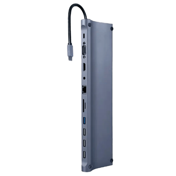 Adapter Cablexpert A-CM-COMBO11-01 Gray USB Type-C photo 1