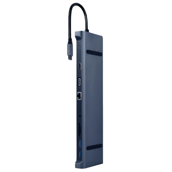 Adapter Cablexpert A-CM-COMBO10-01 Gray USB Type-C photo 1