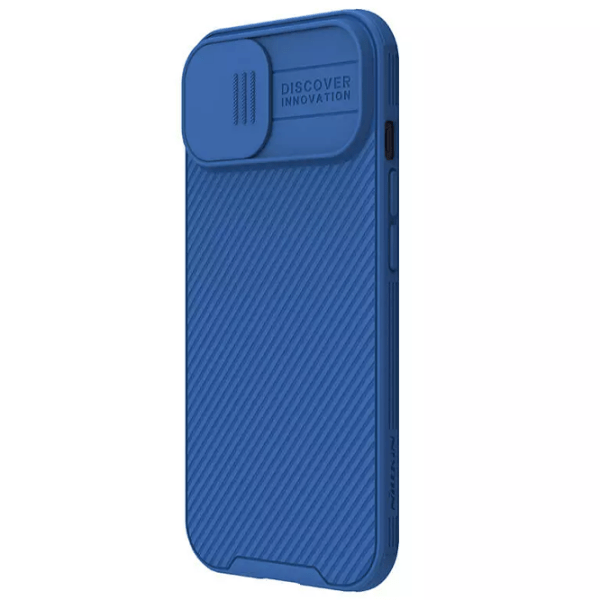 Husă pentru smartphone Apple iPhone 15 (CamShield Pro Magnetic) Blue Nillkin, PC, Back photo 2