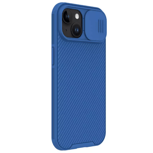 Husă pentru smartphone Apple iPhone 15 (CamShield Pro) Blue Nillkin, PC, Back photo 3