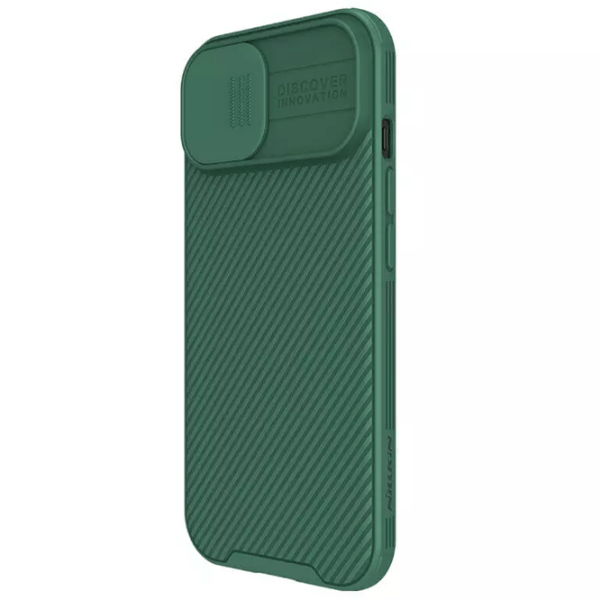 Husă pentru smartphone Apple iPhone 15 (CamShield Pro Magnetic) Deep Green Nillkin, PC, Back photo 2