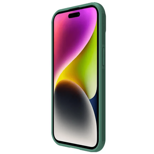 Husă pentru smartphone Apple iPhone 15 (CamShield Pro Magnetic) Deep Green Nillkin, PC, Back photo 4