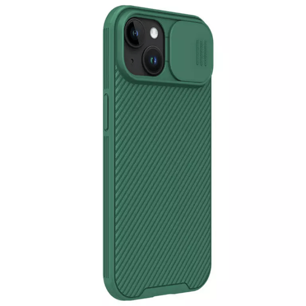 Husă pentru smartphone Apple iPhone 15 (CamShield Pro) Deep Green Nillkin, PC, Back photo 3