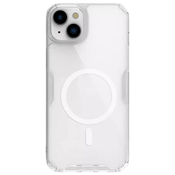 Husă pentru smartphone Apple iPhone 15 (Nature Pro Magnetic) White Transparent Nillkin, PC, Back photo 1