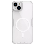 Husă pentru smartphone Apple iPhone 15 (Nature Pro Magnetic) White Transparent Nillkin, PC, Back