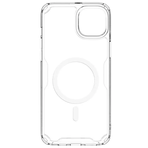 Husă pentru smartphone Apple iPhone 15 (Nature Pro Magnetic) White Transparent Nillkin, PC, Back photo 5